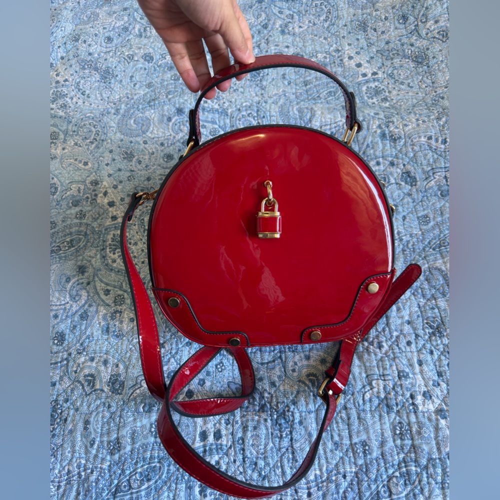 Red Patent Leather Women's Bag